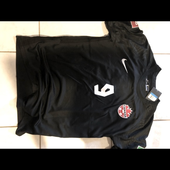 Nike Shirts Mens Medium Team Canada Soccer Jersey 9 Larin Poshmark